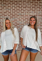 The Oli Cream Crochet Top
