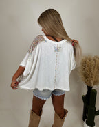 The Hilton Top- Off White