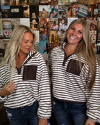 Things To Do Striped Pullover