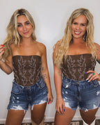 Wild for you corset top