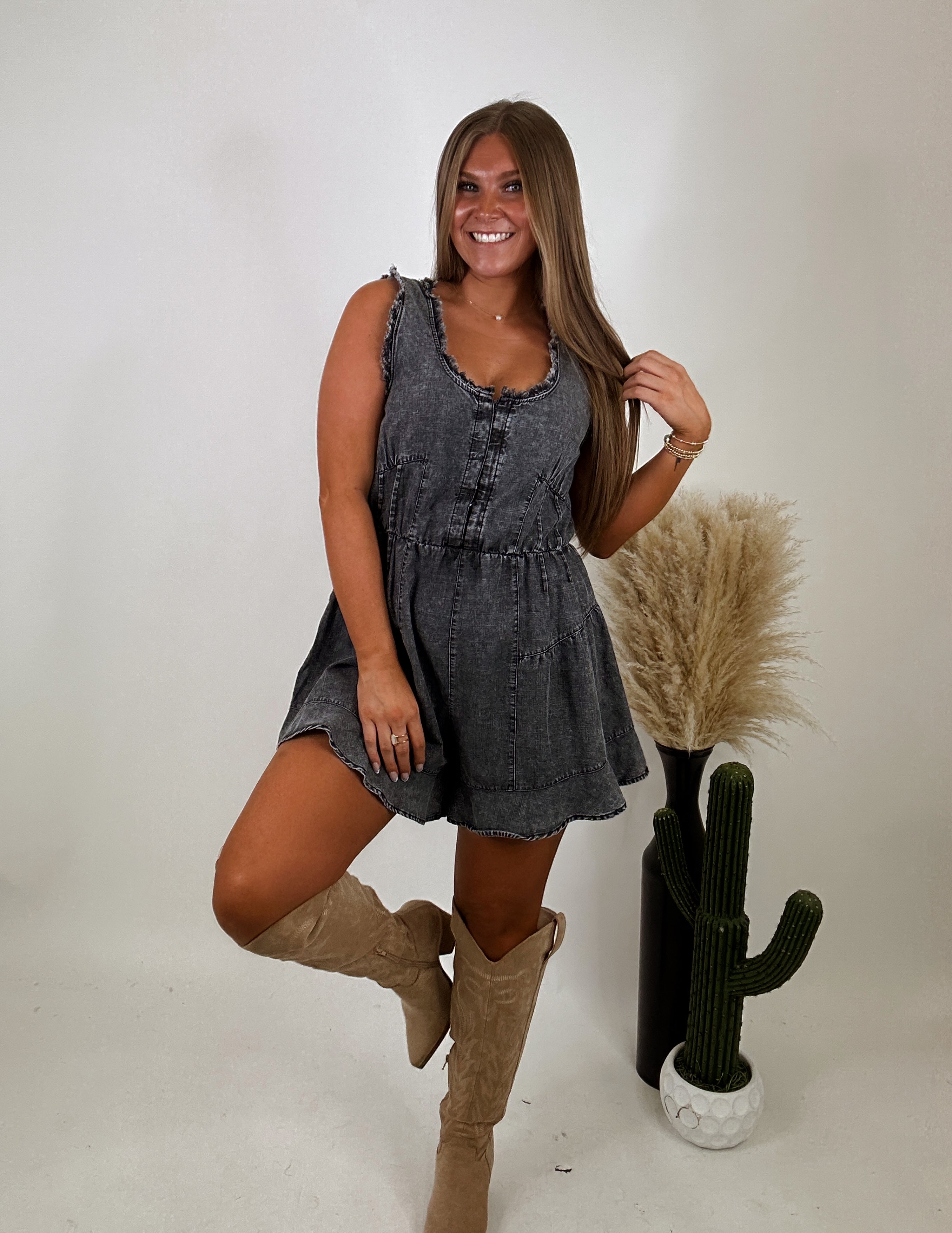 The Cabo Washed Romper