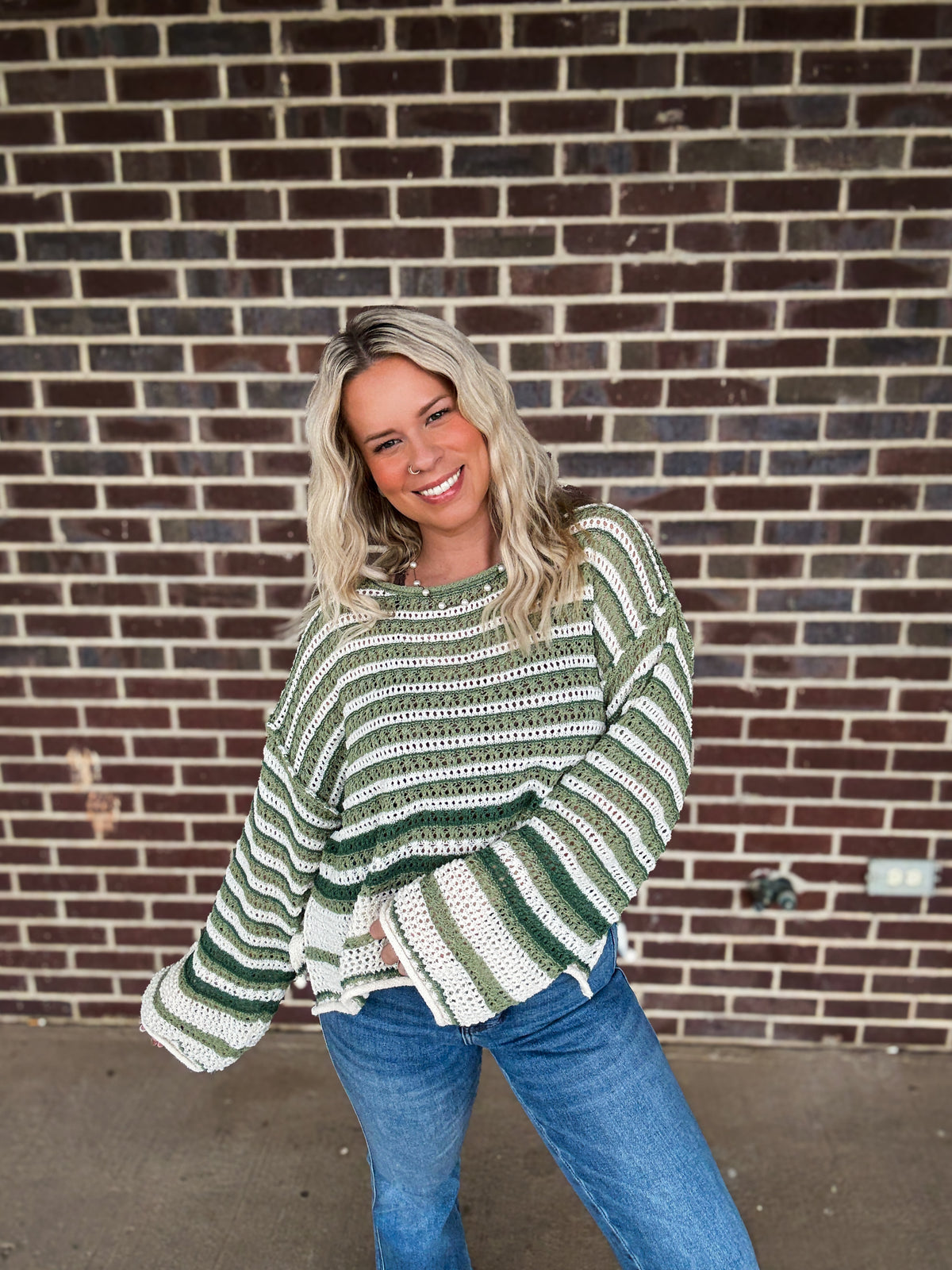 The Kelsey Sweater- Sage