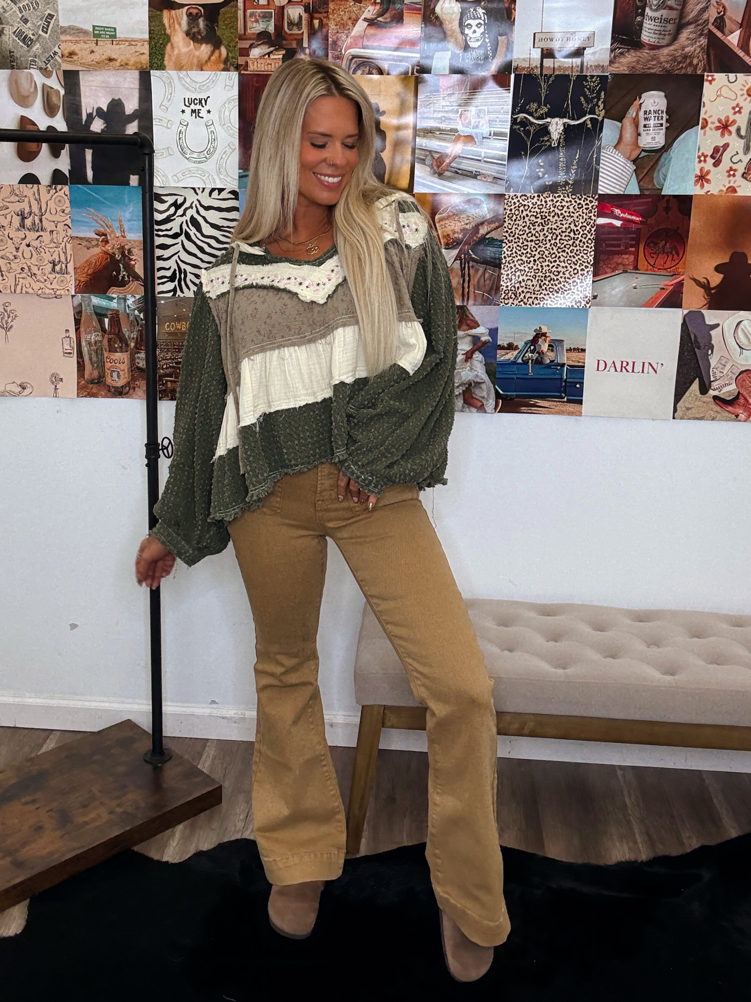 The Lanie Patchwork Pullover