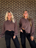 The Loretta Henley- Dark Brown