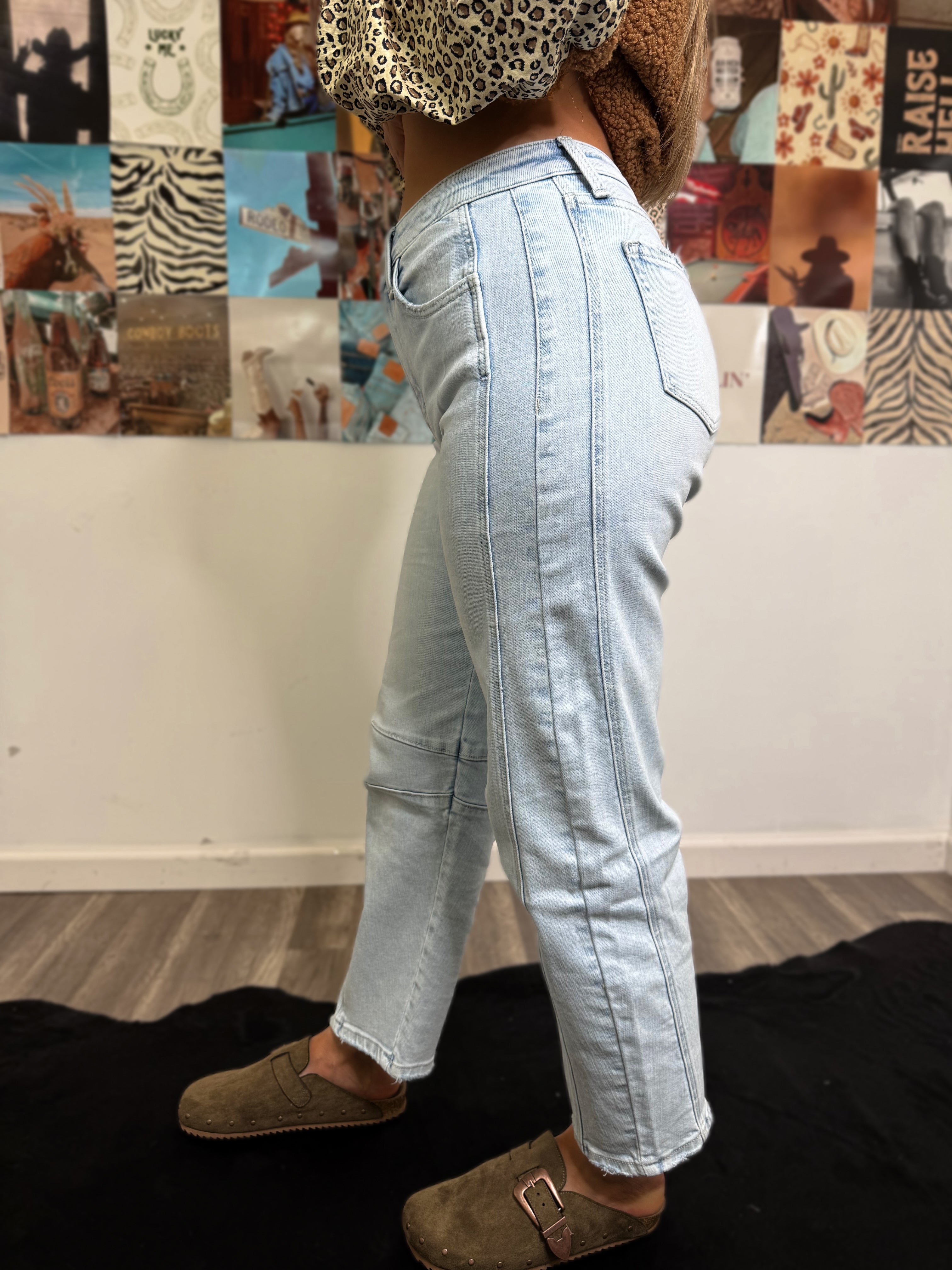 Janie Barrel Jeans