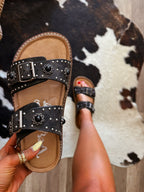 The Joleen Sandals- Black