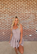 The Picnic Romper- Brown