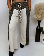 The Colt Leopard Wide Leg Pants
