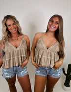 The Sister Tank- Taupe