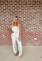 Riley Jumpsuit- Oatmeal