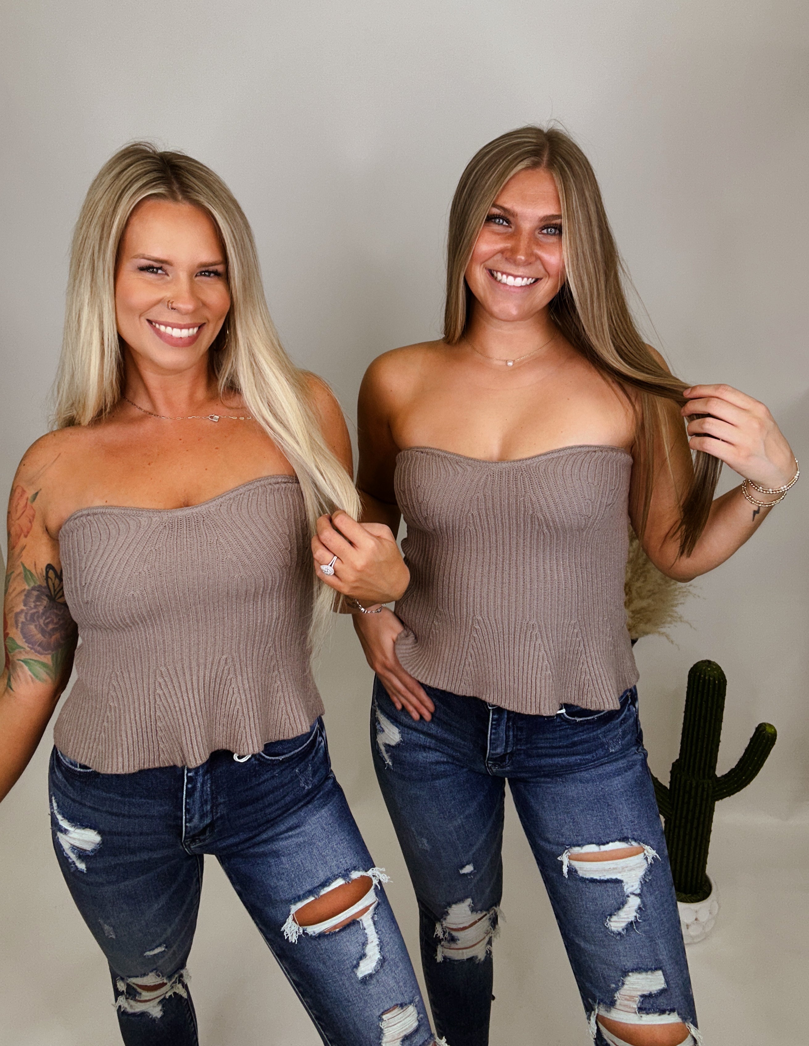 The Nola Ribbed Tube Top