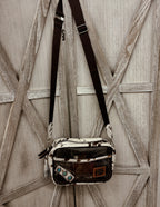 Clear Cowhide Crossbody Purse - Concert Festival