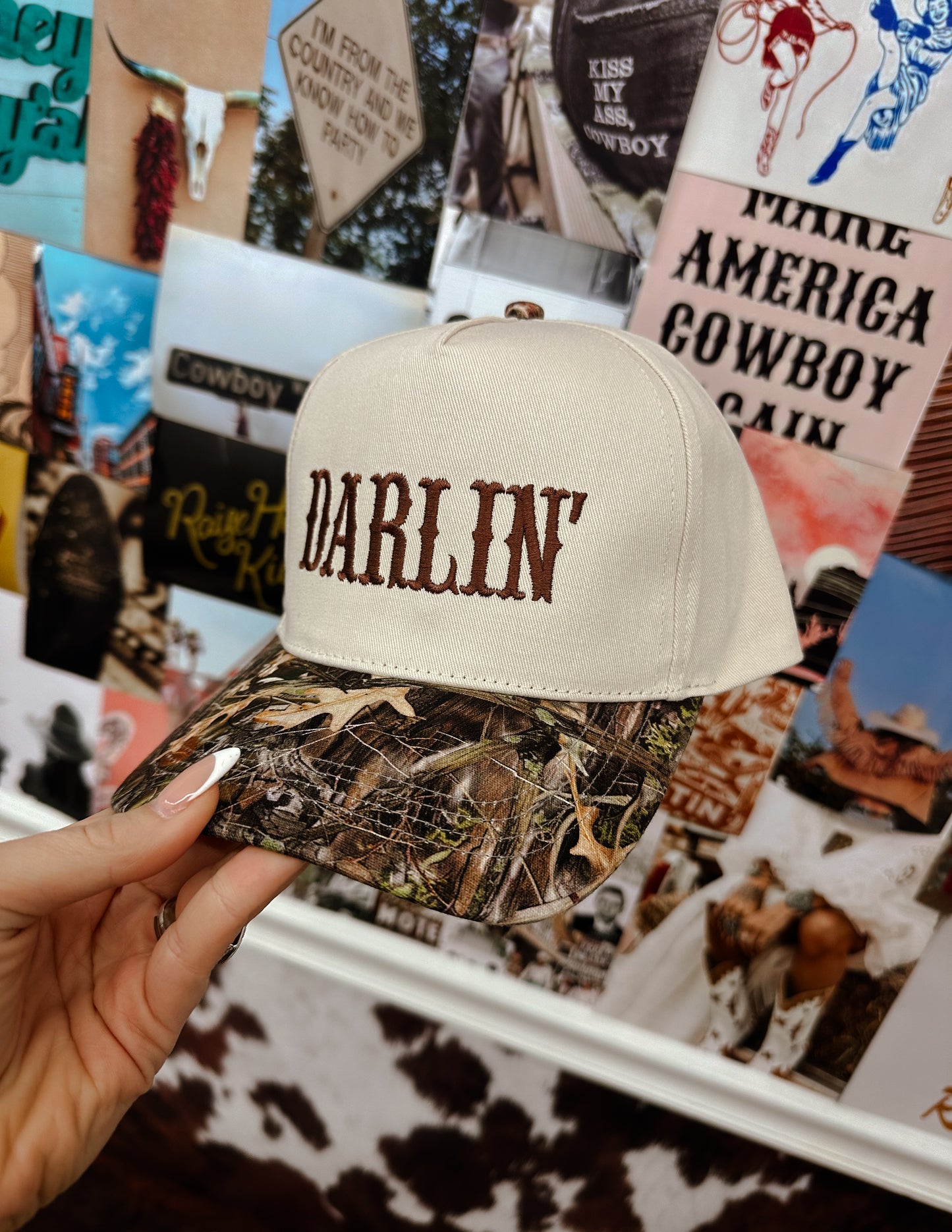 Darlin Camo Trucker Hat