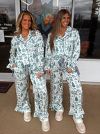 The Satin Gingham Pajamas