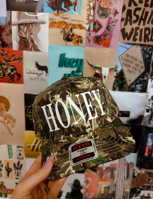 Honey Camo Trucker Hat