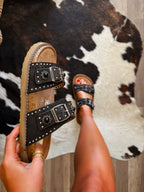 The Joleen Sandals- Black