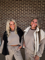 The Scarlett Stripe Set