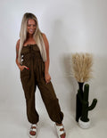 The Gema Jumpsuit- Brown