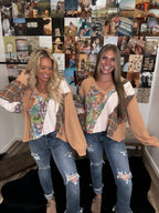 The Coral Butterfly Top