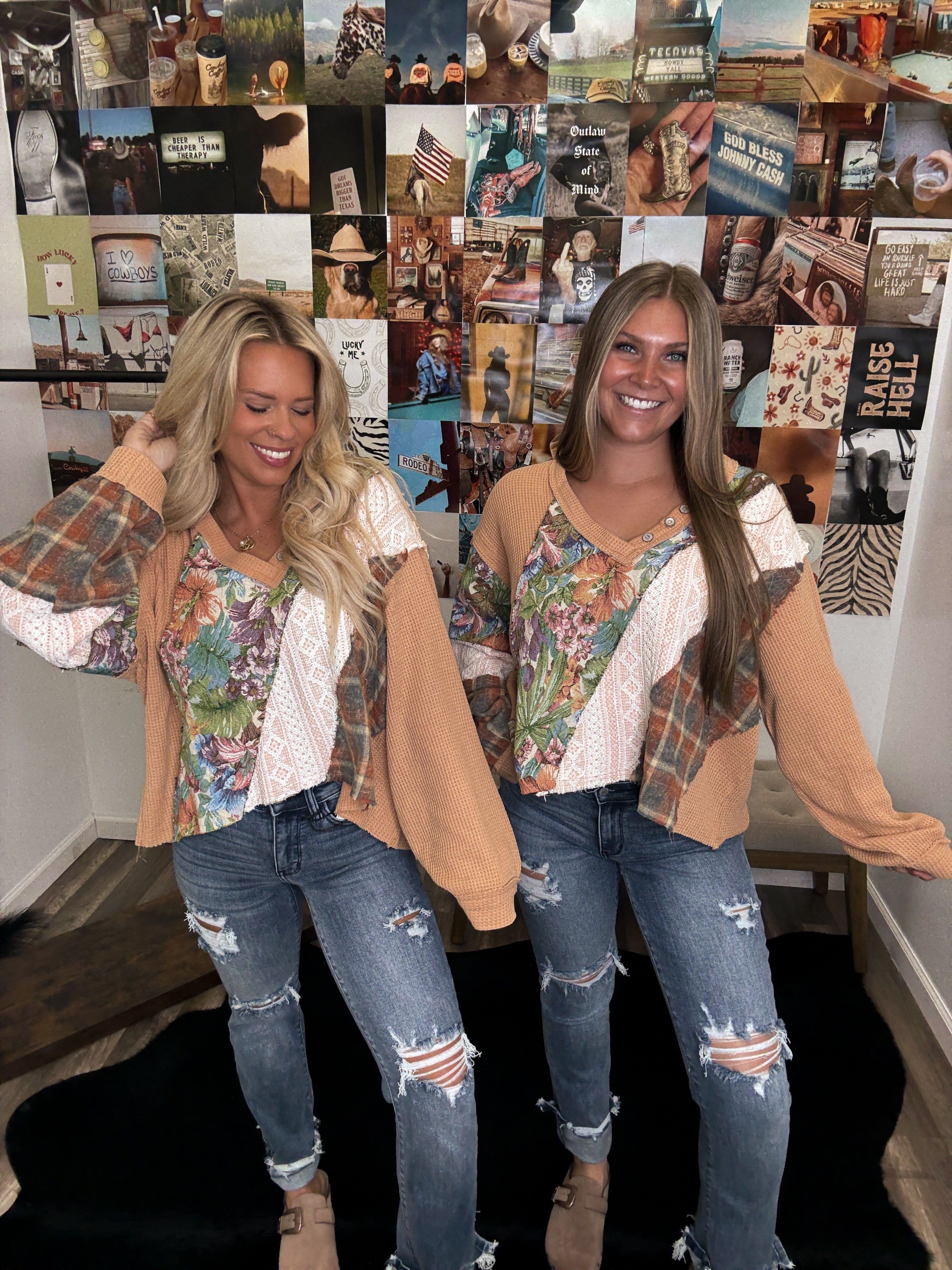 The Coral Butterfly Top