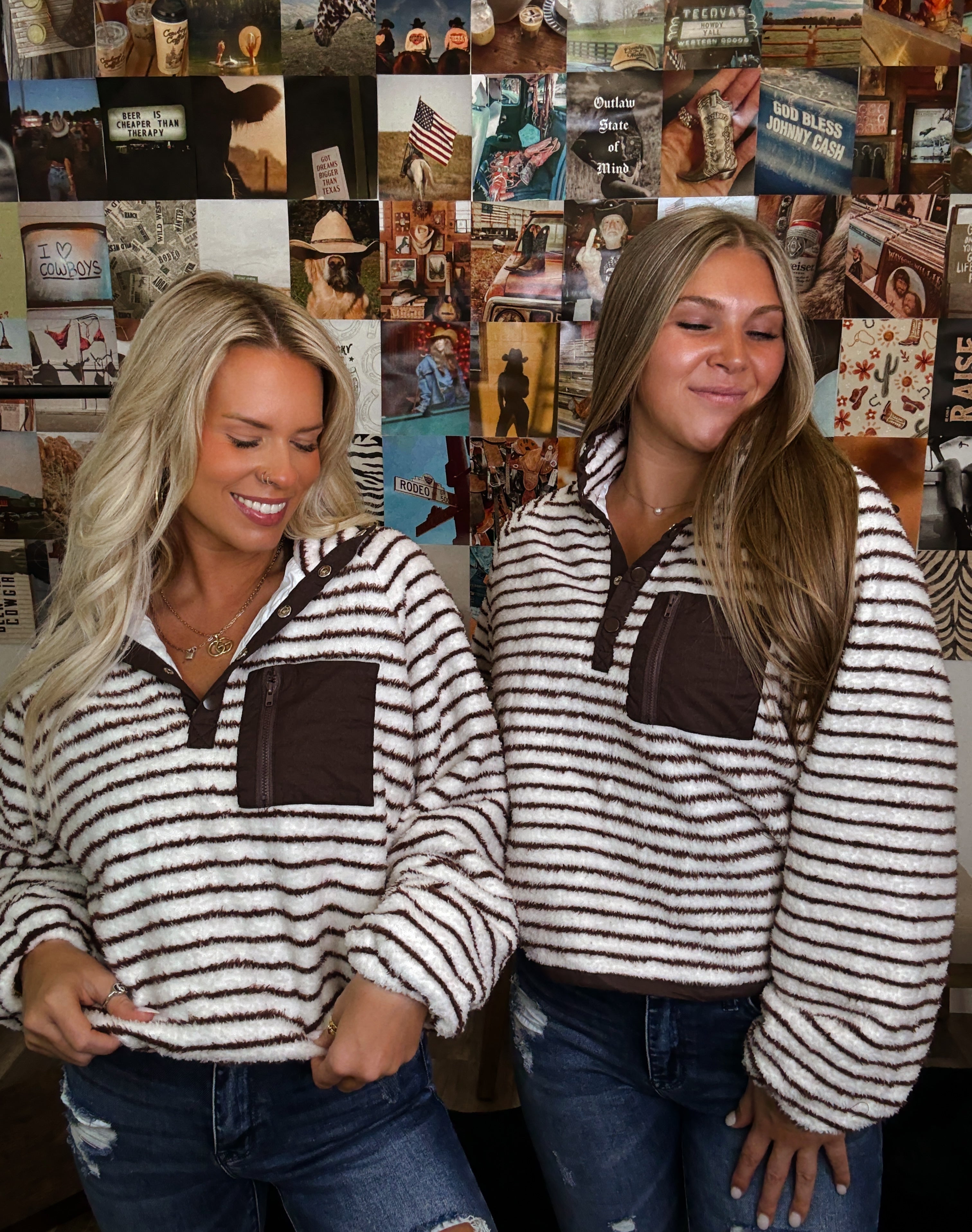 Things To Do Striped Pullover