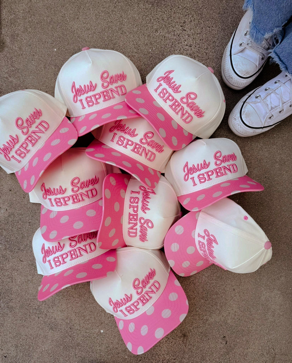 Jesus saves trucker hat