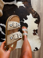 The Joleen Sandals- Cream