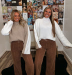 The Rainey Two Toned Sweater