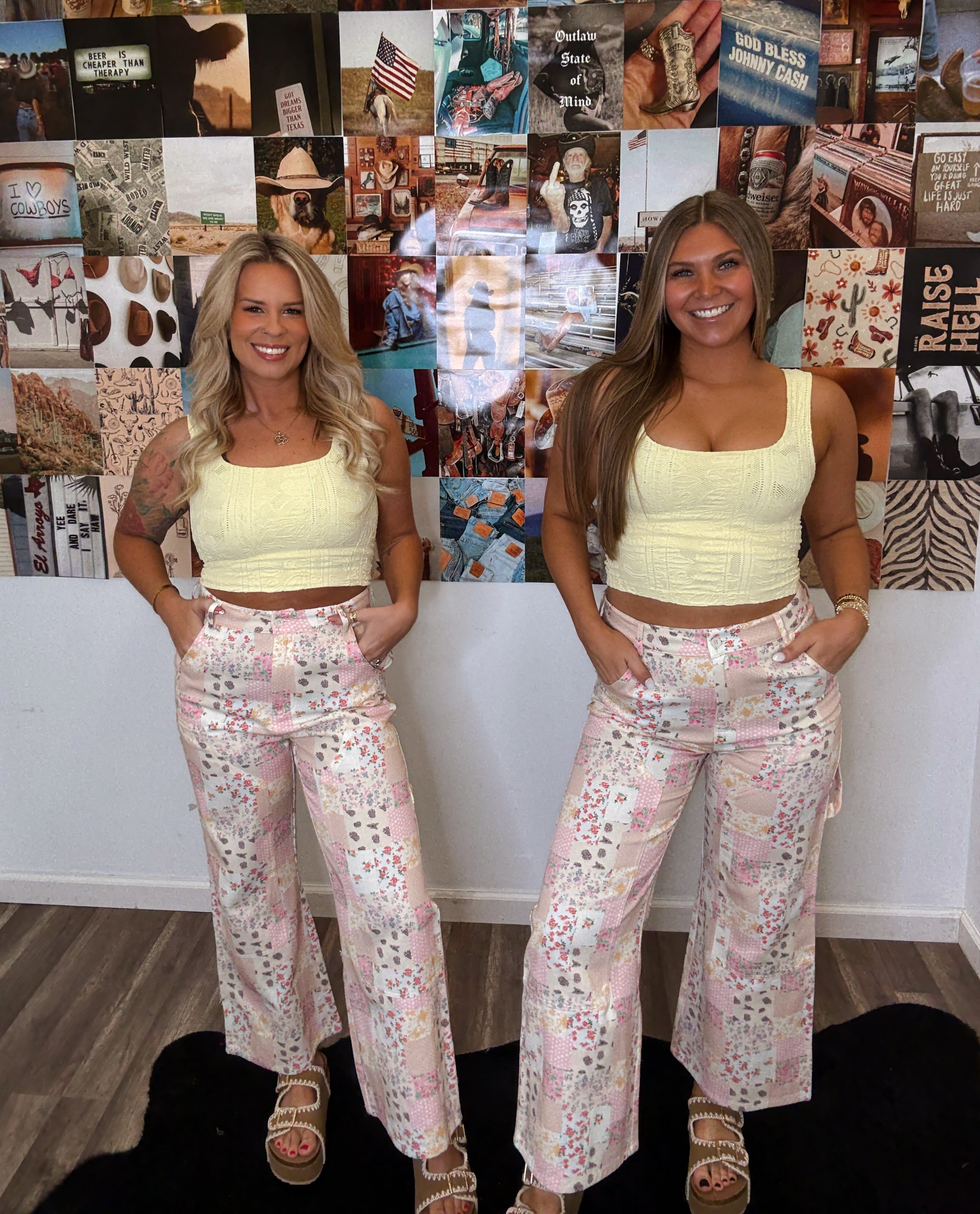 The Patchwork Floral Pants