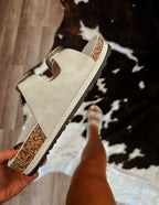 The Dallas Sandals- Cream