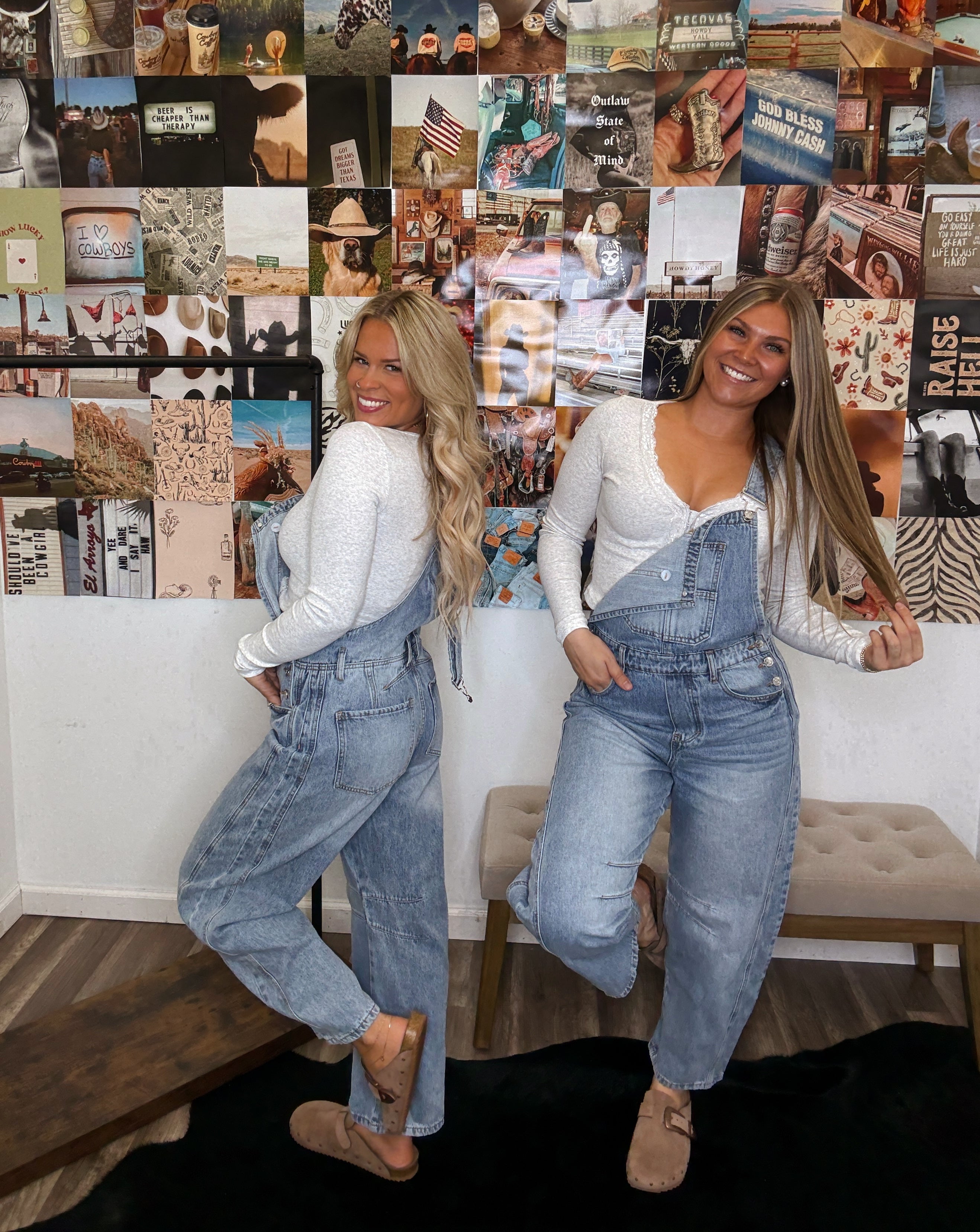 The Allie Barrel Overalls