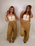 Heatwaves Button Down Tank