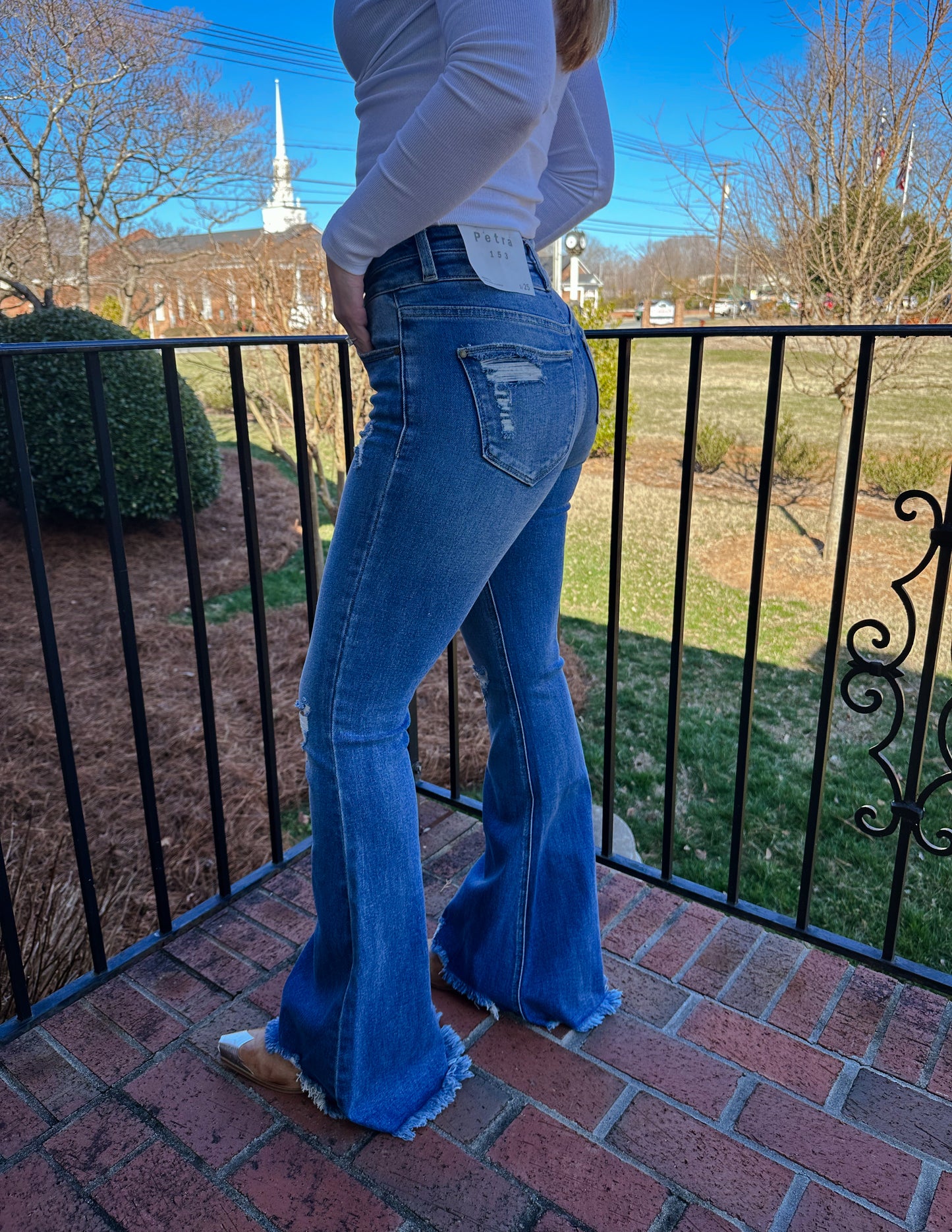 Stop & Stare Denim Flares