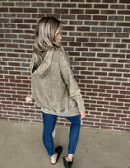 The East Coast button pullover- Mocha