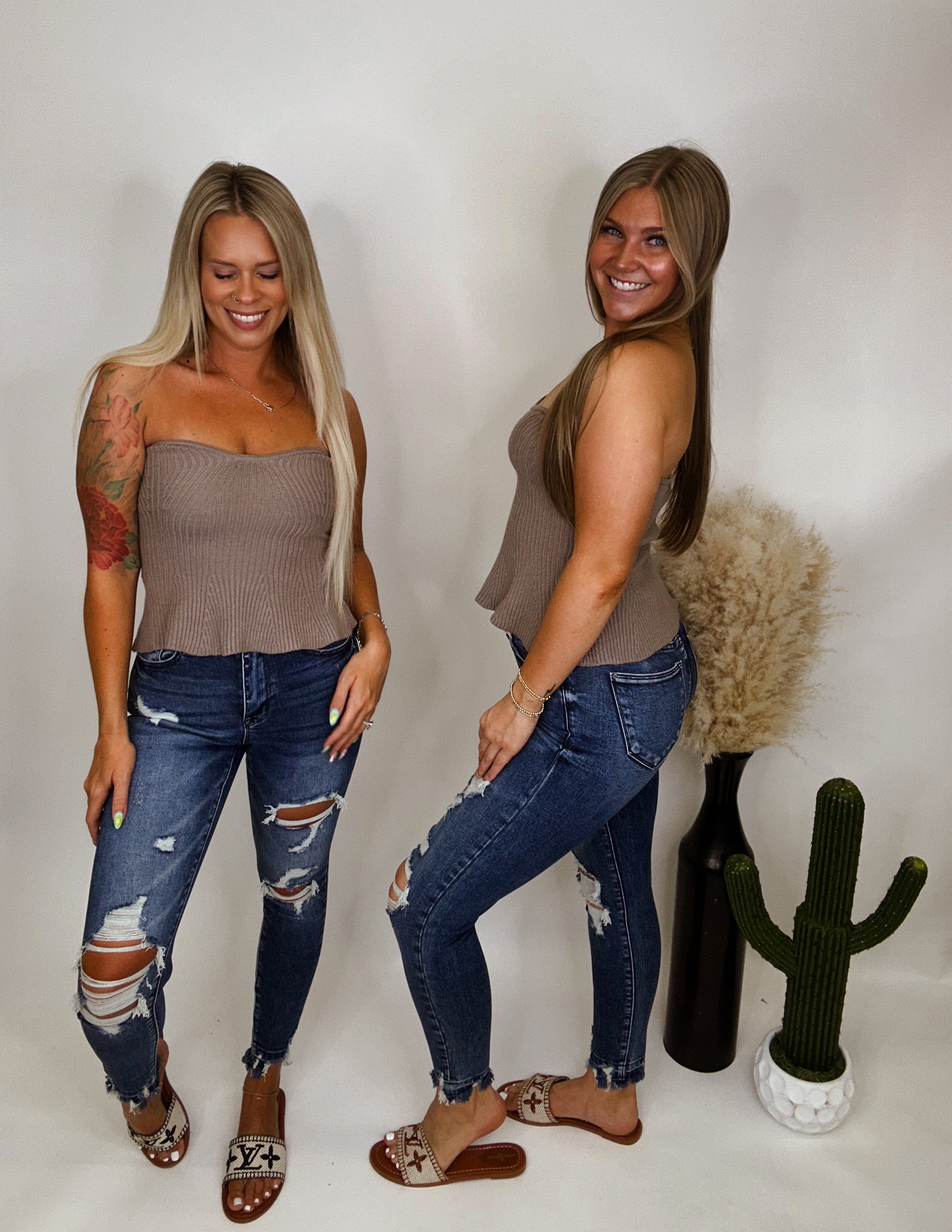 The Nola Ribbed Tube Top
