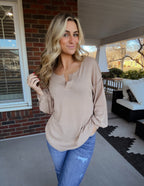 The Brandi Top- taupe