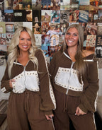 Hallie Jacket- Brown