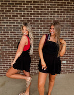 Natural Beauty Romper- Black