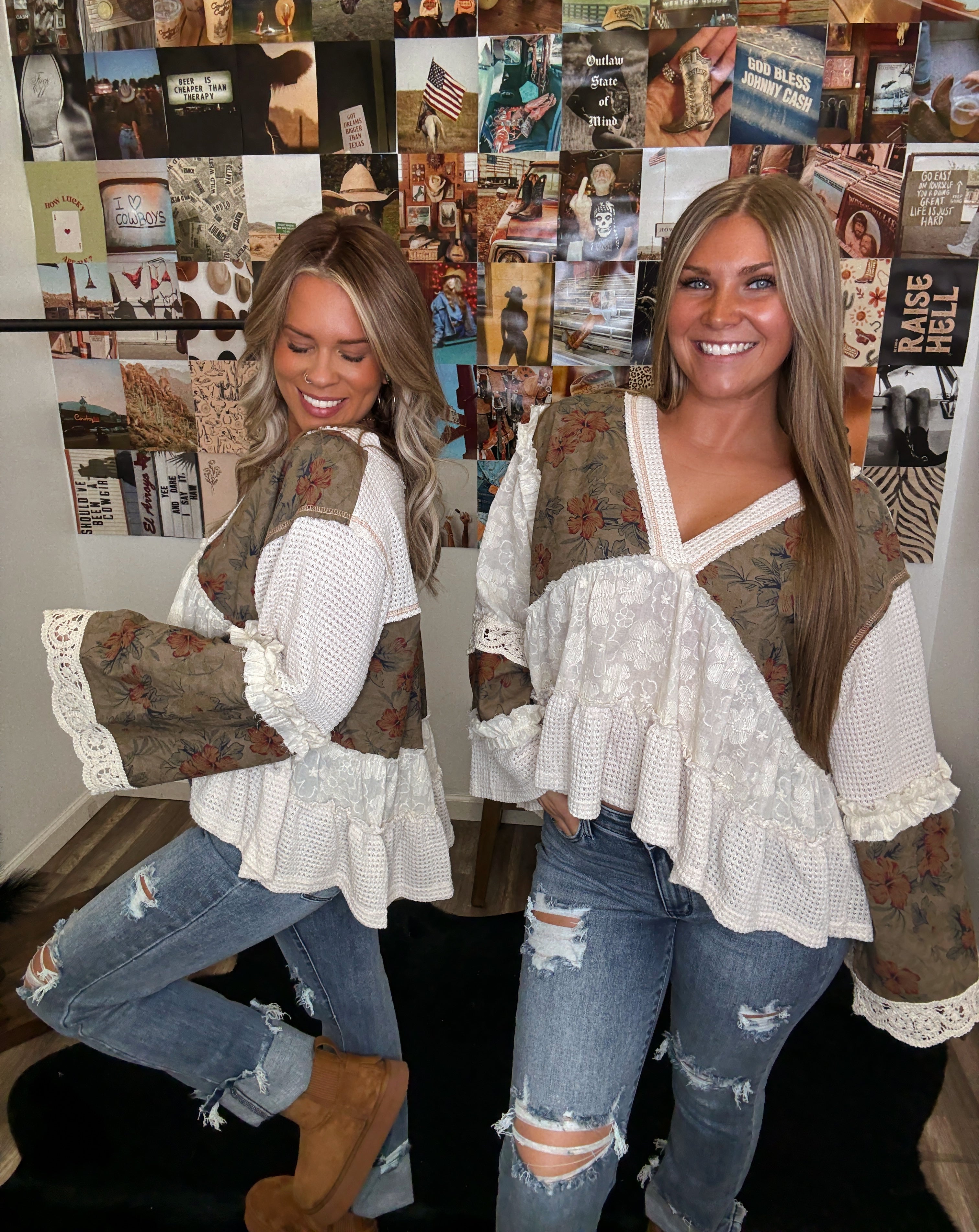 The Lady May Patchwork Top