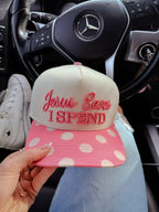 Jesus saves trucker hat