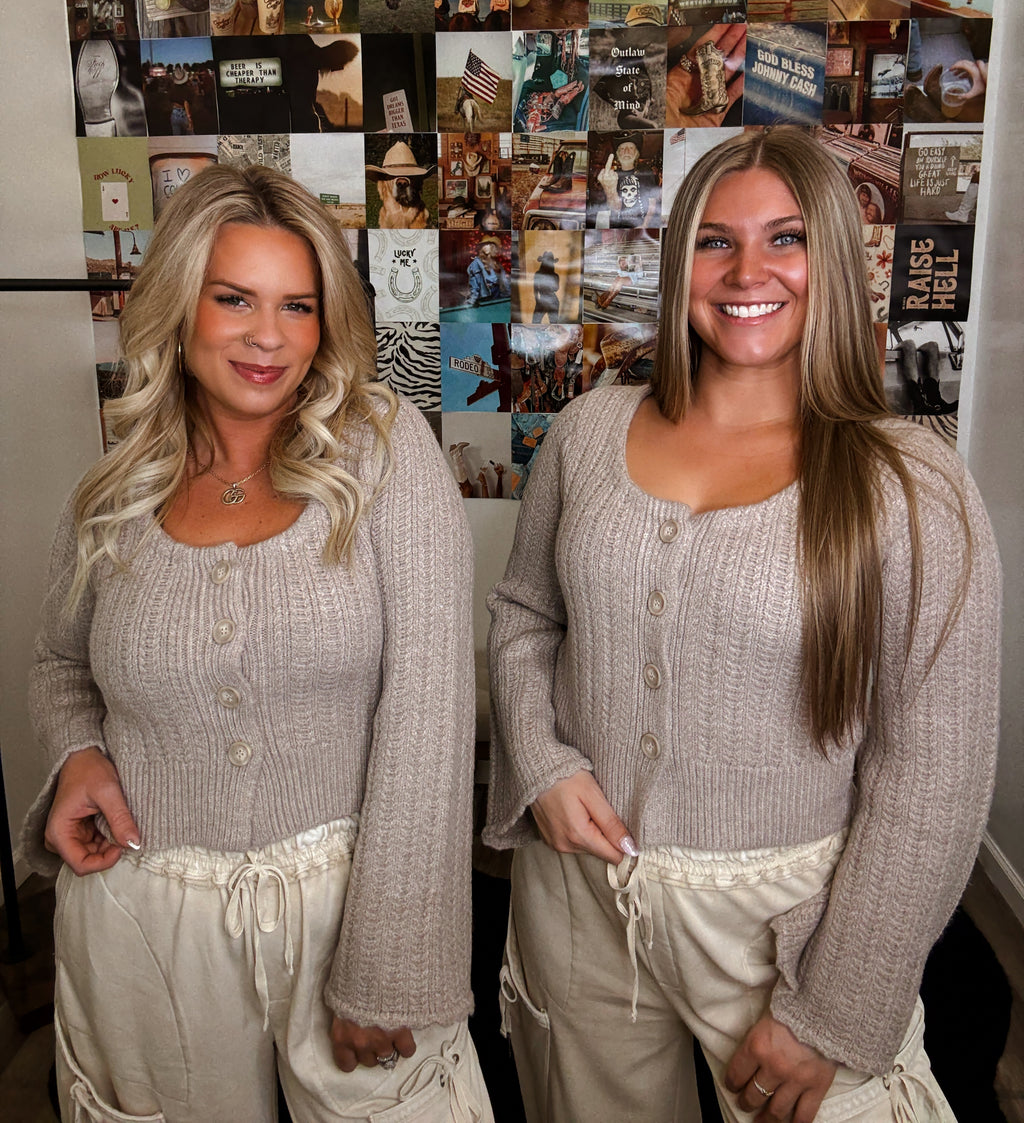 The Zane Cable Knit Top