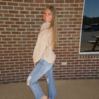 The Caroline Stitch Top- Taupe