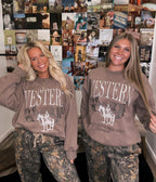 Western Embroidered Crewneck