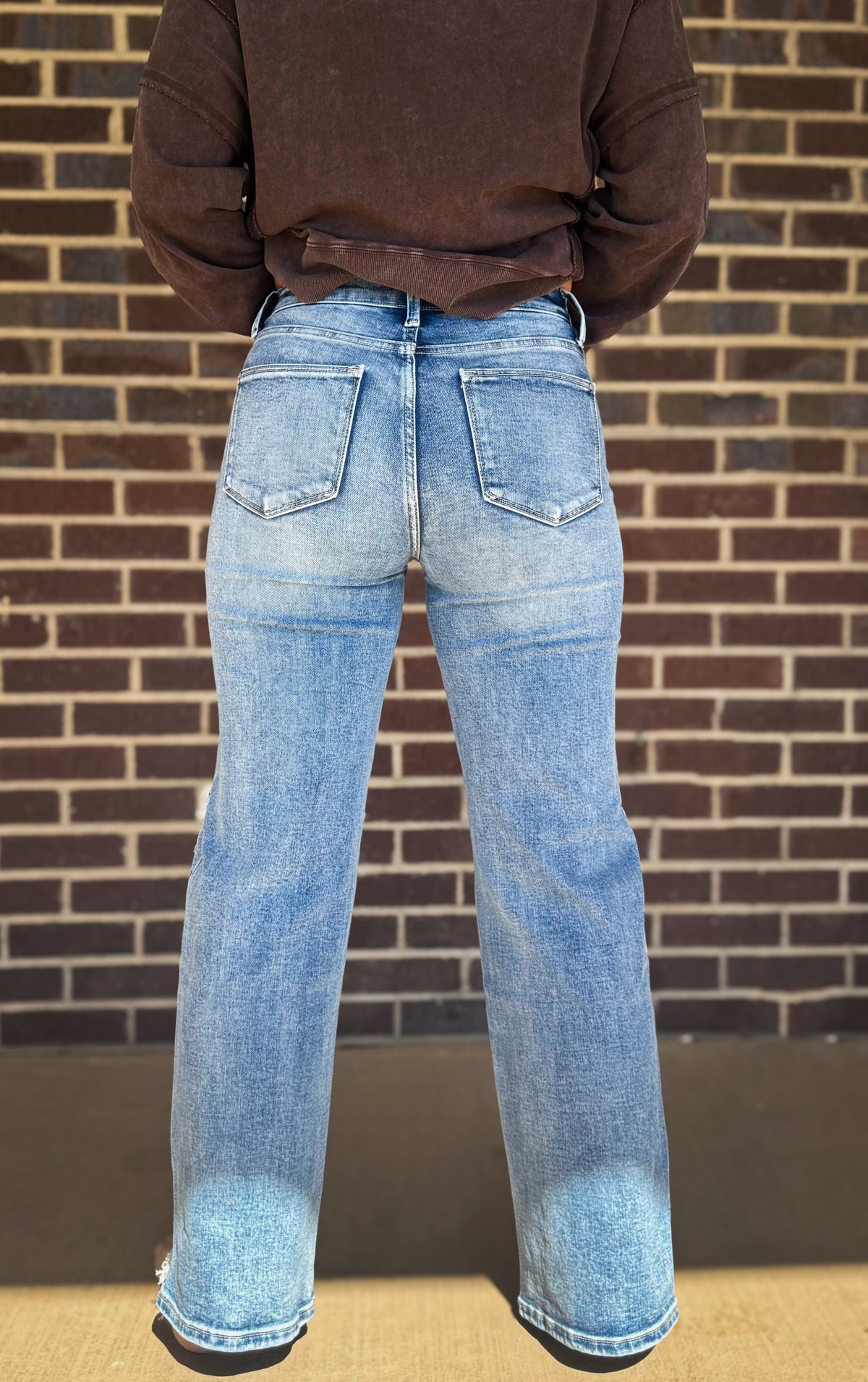 The Lane Cropped Wide Leg Denim