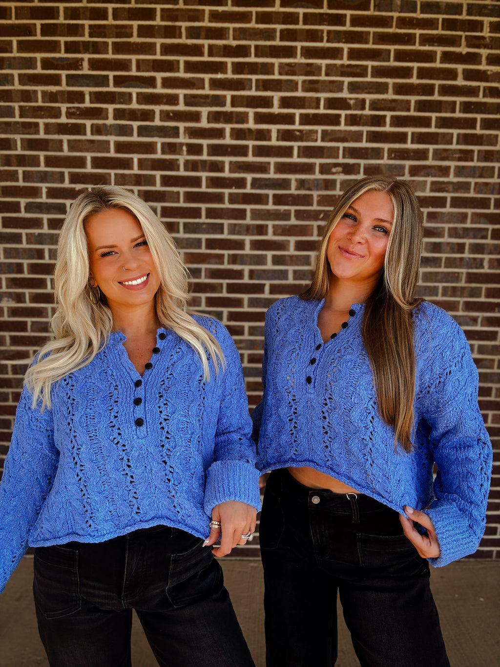 The Ivy Sweater- Blueberry