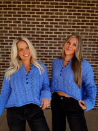 The Ivy Sweater- Blueberry