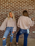 The Ellie Pullover- Ash Mocha