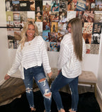 Think Of You Stripe Top