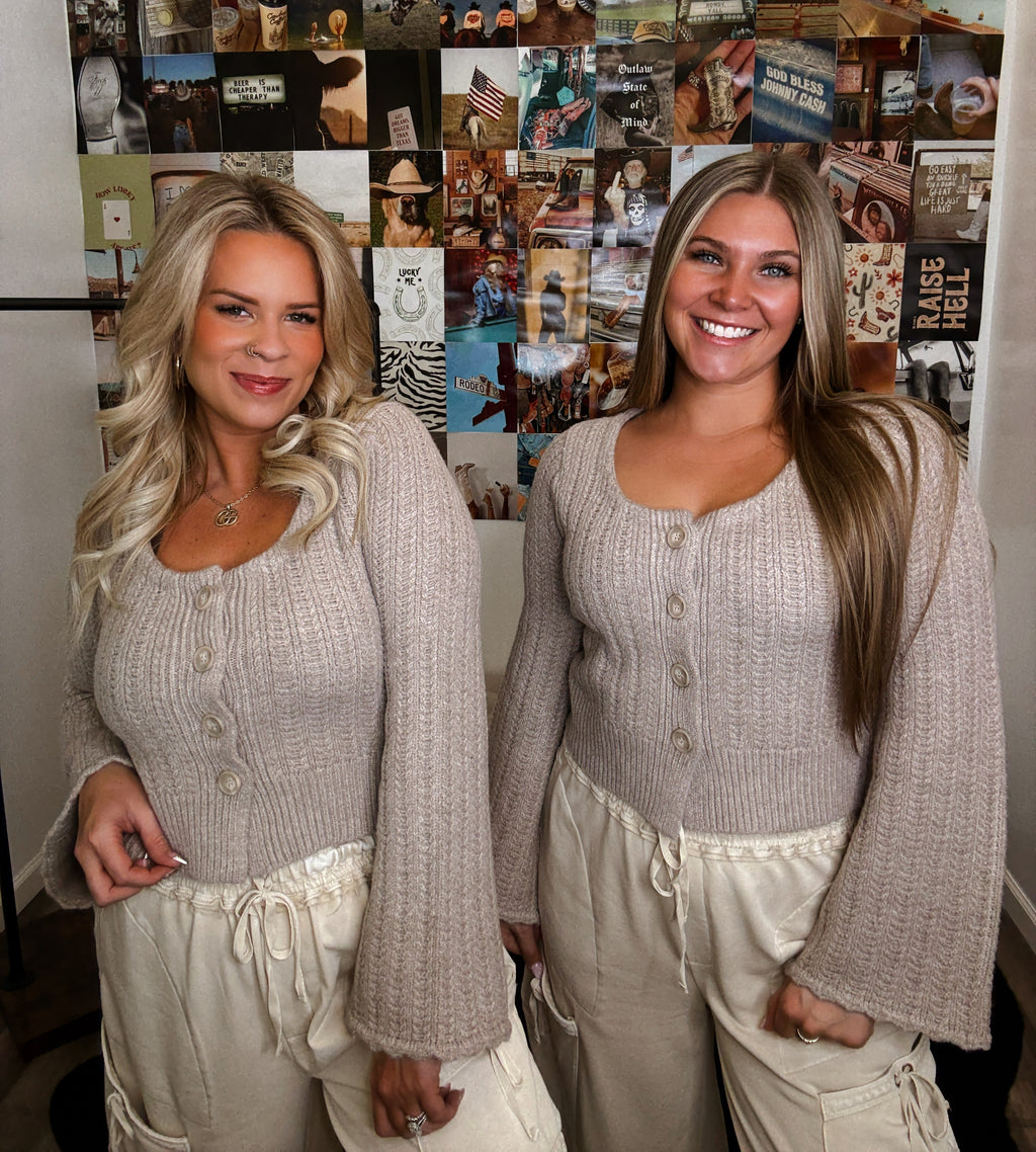 The Zane Cable Knit Top
