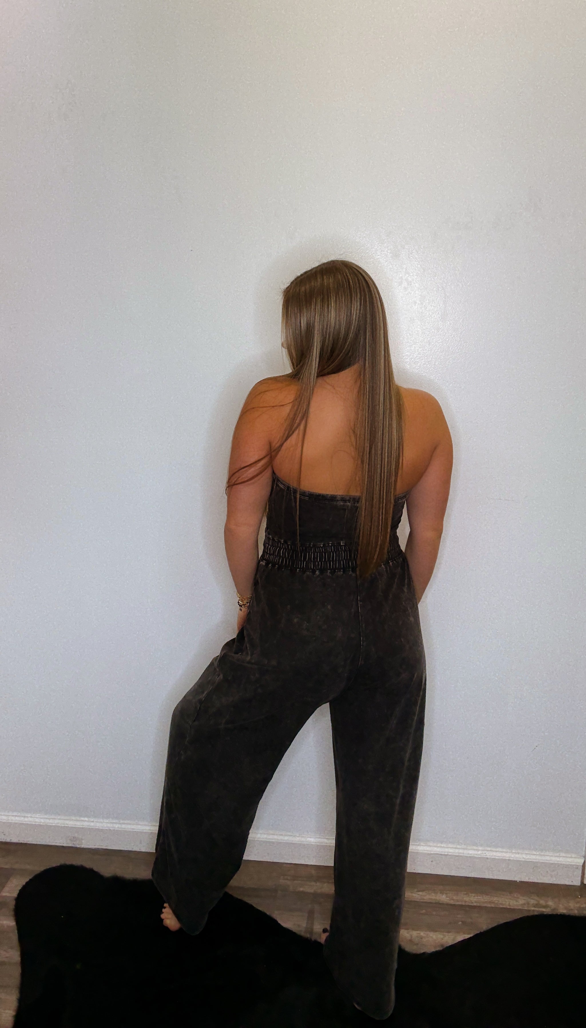 The Rylah Jumpsuit- Ash Black